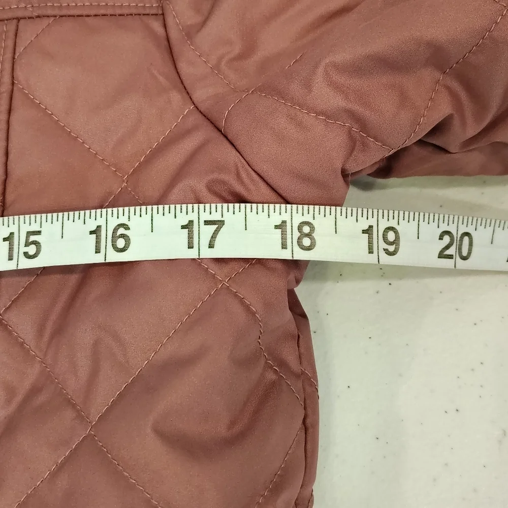 Columbia Women's Small Copper Crest Coat Faux Fur Lined Hooded Jacket Purple - Picture 8 of 9